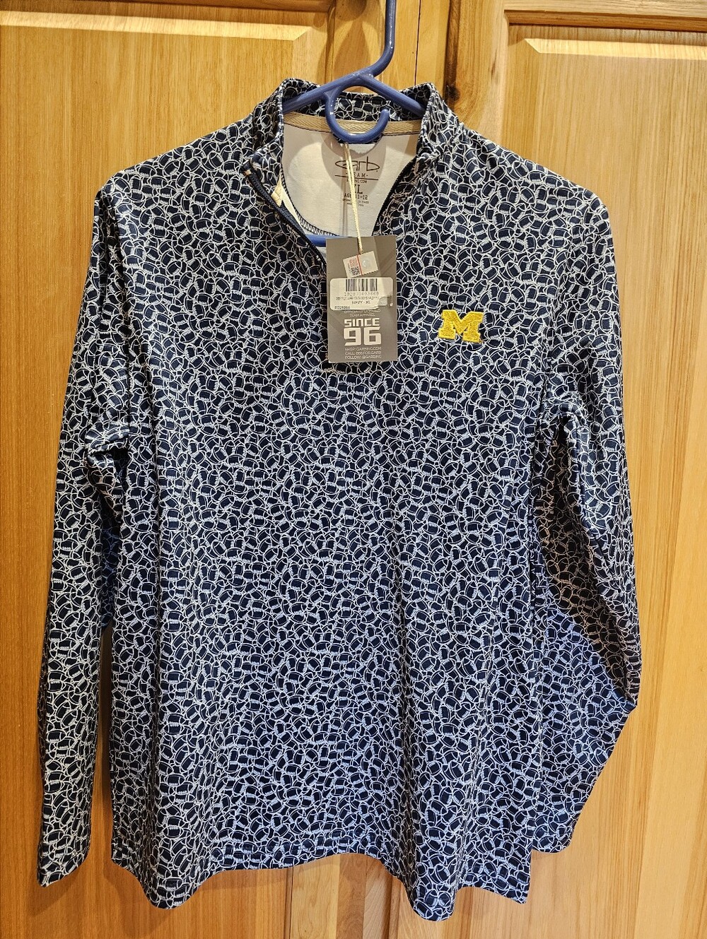 NWT Youth Michigan Football Pullover